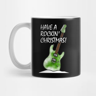 Have A Rockin' Christmas Electric Guitar Mug